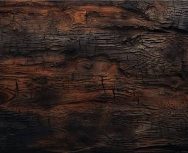 Burnt wood