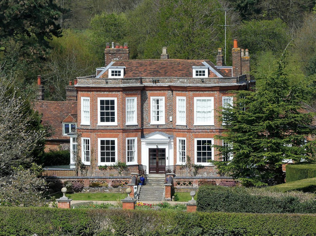 Country house and surrounding grounds