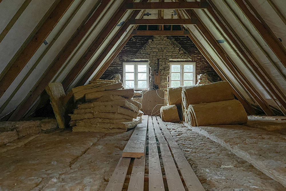 Home renovation project: loft conversion in an old farm house