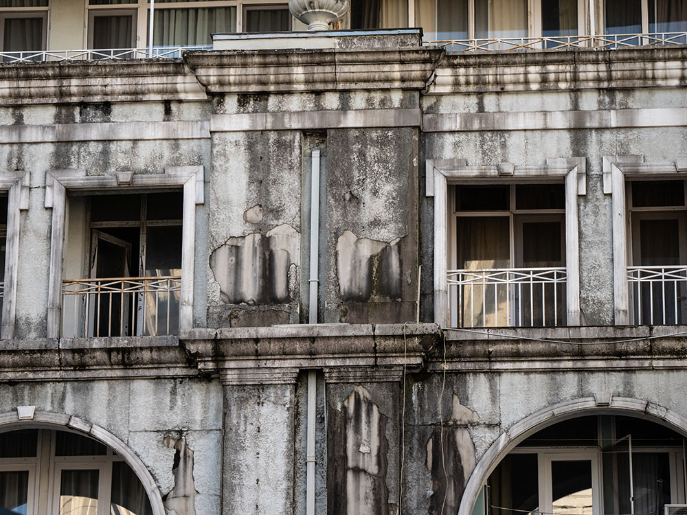 Mould on the outside of a property building