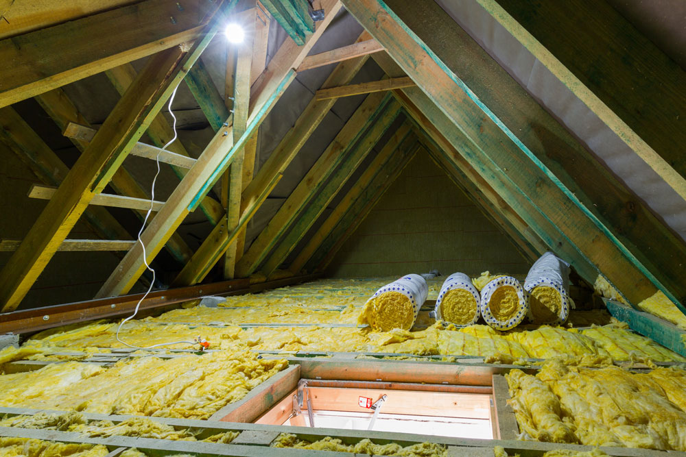 Insulation in a loft