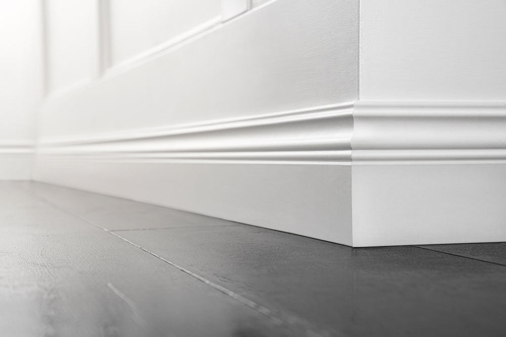 A skirting board