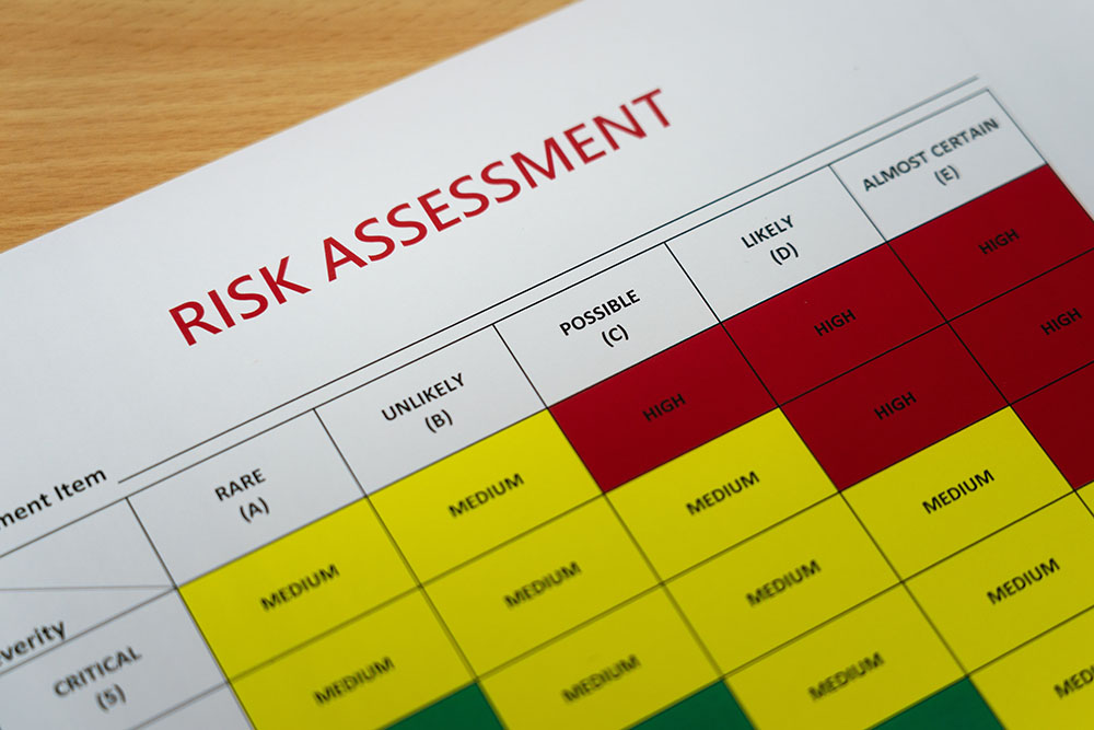 Risk assessment sheet