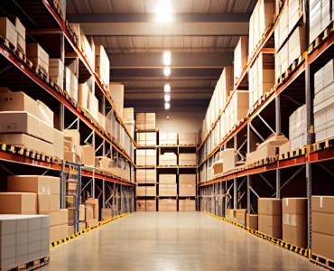 Clean and tidy warehouse