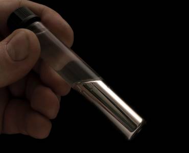 A vial of mercury
